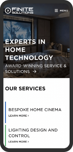 Finite Solutions mobile screenshot 1